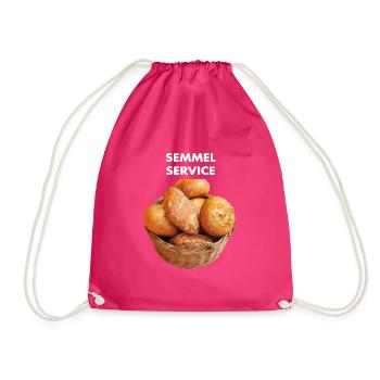 Semmel Service - Turnbeutel - Fuchsia - Vorne