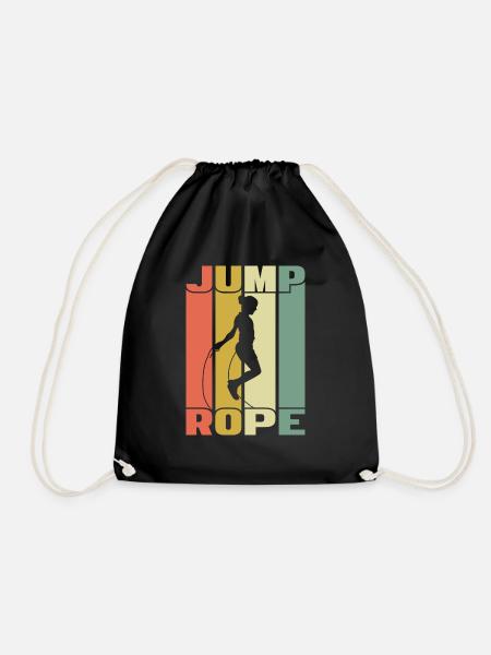 Jump Rope Skipping Rope Jumping Jump Rope - Turnbeutel - Schwarz
