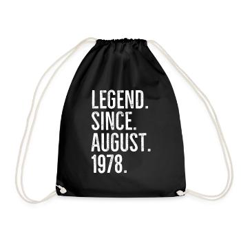 Légende depuis août 1978 - Sac de sport léger - noir - Devant