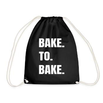 chef pâtissier cadeau idée cadeau chef pâtissier design - Sac de sport léger - noir - Devant