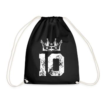 Couronne de 10 chiffres - Sac de sport léger - noir - Devant