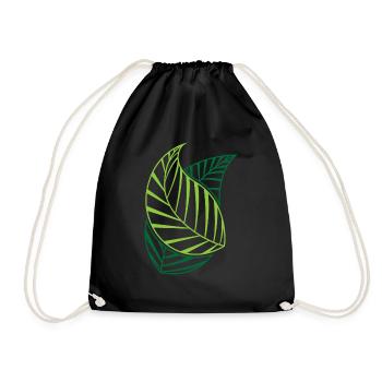 Green Streetwear - Drawstring Bag - black - Front