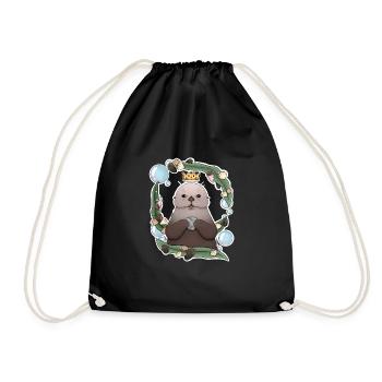 Jubilé de 10 ans de la reine Katmai - Sac de sport léger - noir - Devant