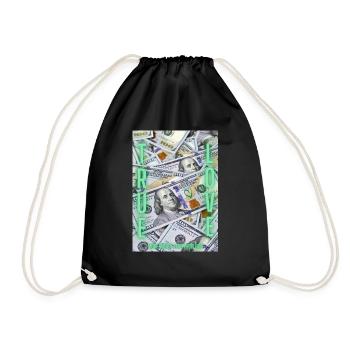 true love dollar - Turnbeutel - Schwarz - Vorne