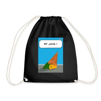 Mortimer a fait tomber sa glace - Sac de sport léger - noir - Devant