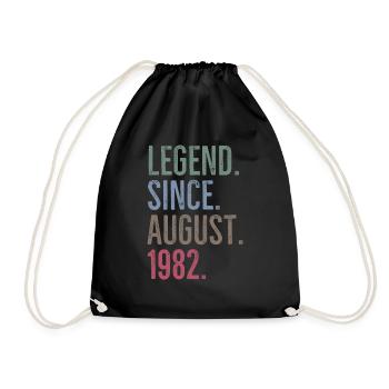 Légende depuis août 1982 - Sac de sport léger - noir - Devant