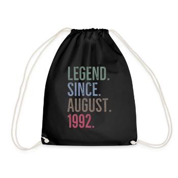 Légende depuis août 1992 - Sac de sport léger - noir - Devant