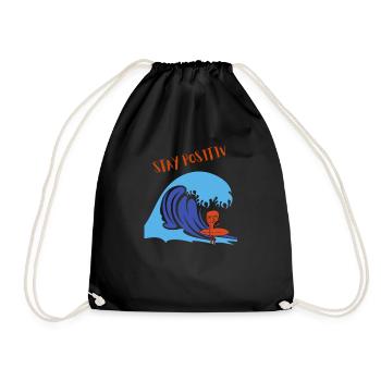 Rester positif Rester Positif Détente - Sac de sport léger - noir - Devant