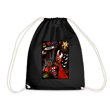 Sami is going to discover the world - Drawstring Bag - black - Front