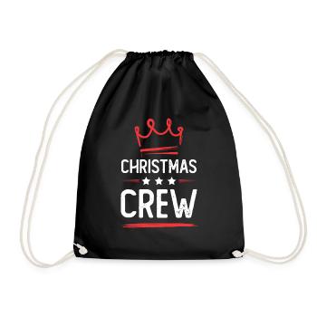 Équipage de Noël - Sac de sport léger - noir - Devant