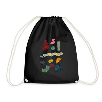 It's art. - Drawstring Bag - black - Front