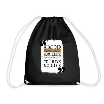 astronomy gifts night sky conspiracy astronomy - Drawstring Bag - black - Front