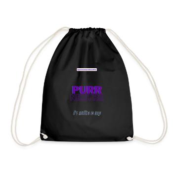 #pronounsarebeautiful purr/neutre - Sac de sport léger - noir - Devant