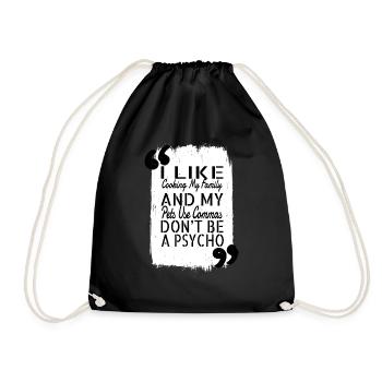Livre Blagues Happy Blogger Blogging Writer Lecture - Sac de sport léger - noir - Devant