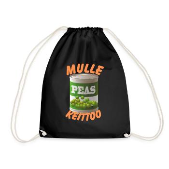 Mulle soup - Drawstring Bag - black - Front