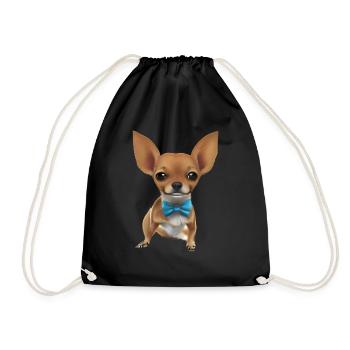 Chihuahua Dog Chihuahua Puppy Dogs Dog Owners - Drawstring Bag - black - Front