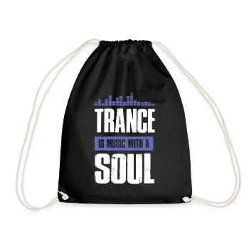 trance soul - Turnbeutel - Schwarz - Vorne