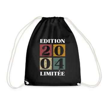 Edition limitée 2004 19e anniversaire - Sac de sport léger - noir - Devant
