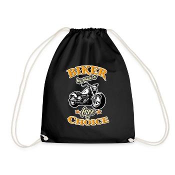 citation humoristique motard - Sac de sport léger - noir - Devant