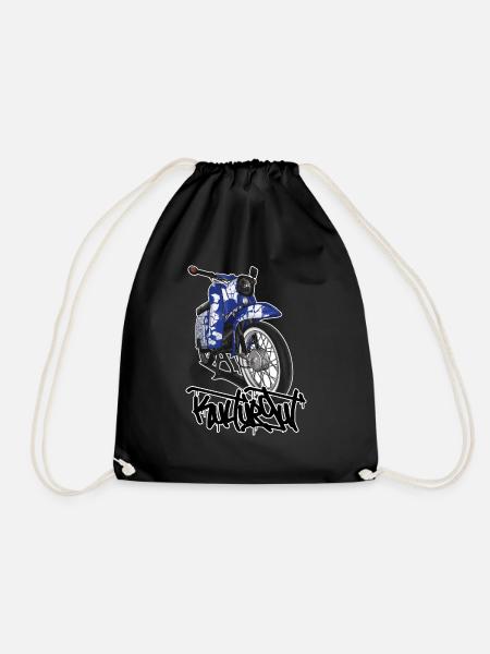 Schwalbe Tuning (blau) // Illustration - Turnbeutel - Schwarz