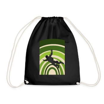 Parachuting Skydive Base Jumping - Turnbeutel - Schwarz - Vorne