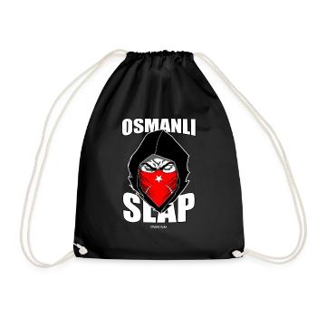 Osmanli Slap Hooded - Turnbeutel - Schwarz - Vorne