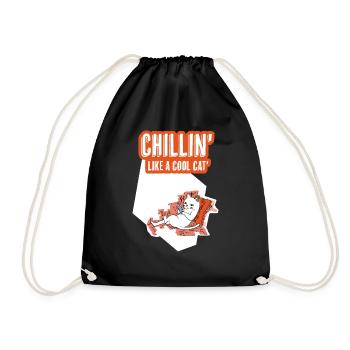 Chill - Drawstring Bag - black - Front