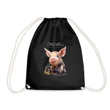 Chemises et accessoires de protestation paysanne - Sac de sport léger - noir - Devant