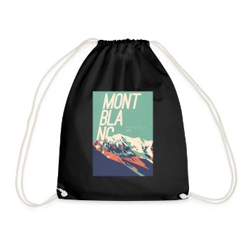 Mont Blanc Eleganz - Turnbeutel - Schwarz - Vorne