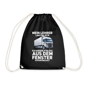 Fensterblick-Profi - Turnbeutel - Schwarz - Vorne