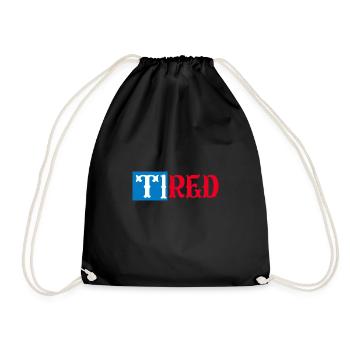 T1Red Diabetes Mom - Drawstring Bag - black - Front