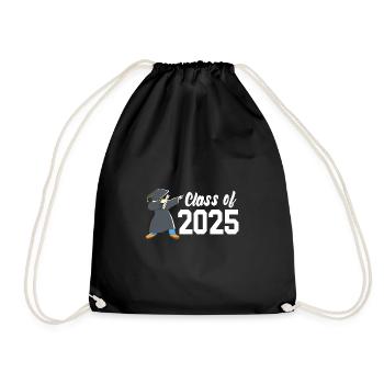 Classe de 2025 Abitur Abiturient Abitur 2025 - Sac de sport léger - noir - Devant