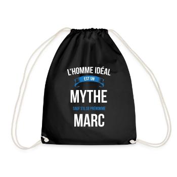 Marc idéal mythe cadeau noël - Sac de sport léger - noir - Devant