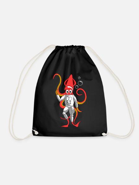 Squid Disguise - Turnbeutel - Schwarz