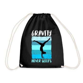 Yoga - Drawstring Bag - black - Front