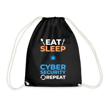 Informations sur la cybersécurité Ordinateur Sicherheit - Sac de sport léger - noir - Devant