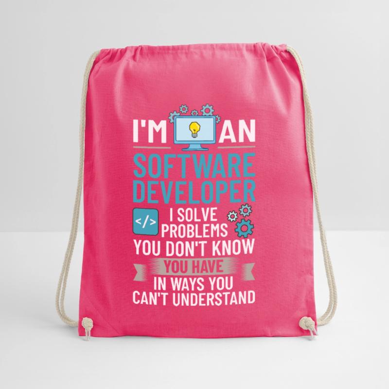 Software Development Software Developer Developer Drawstring Bag