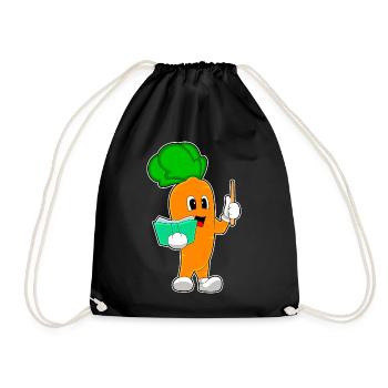 École de lecture des professeurs de carotte - Sac de sport léger - noir - Devant