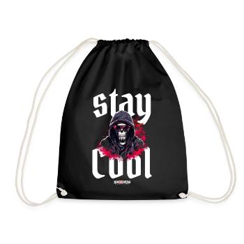 stay Cool - Turnbeutel - Schwarz - Vorne