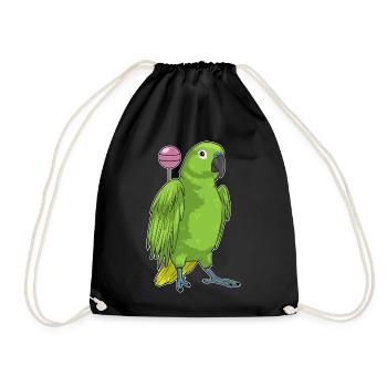 Perroquet Sucette - Sac de sport léger - noir - Devant