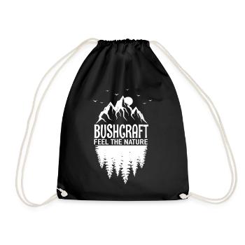 Survie en plein air Bushcraft - Sac de sport léger - noir - Devant