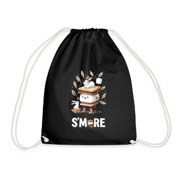 S’more avec des amis lapins - Sac de sport léger - noir - Devant