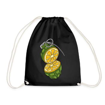 Camouflage of an Orange - Drawstring Bag - black - Front