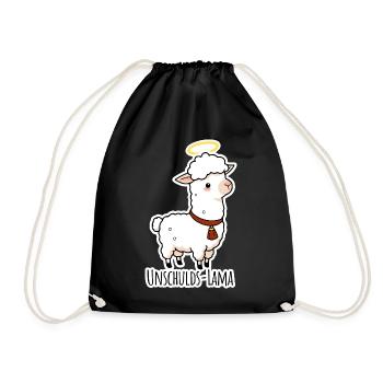 Innocence Lama didn't do it - Drawstring Bag - black - Front