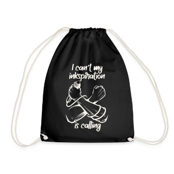Poetry Slam Ink Stimulation Slam Poetry - Drawstring Bag - black - Front