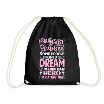 Pharmacienne, petite amie, héroïne, assistante à la pharmacie - Sac de sport léger - noir - Devant