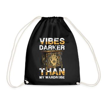 Ambiances plus sombres que ma garde-robe Okkult goth Hamsa - Sac de sport léger - noir - Devant