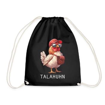 Sunglasses Chicken Road Trip | Talahon, Cap - Drawstring Bag - black - Front