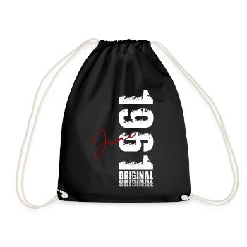 65e anniversaire Cadeau Millésime Juin Millésime 1961 - Sac de sport léger - noir - Devant