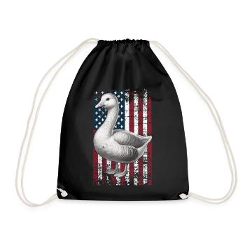 Embden Goose US Emdengans - Sac de sport léger - noir - Devant